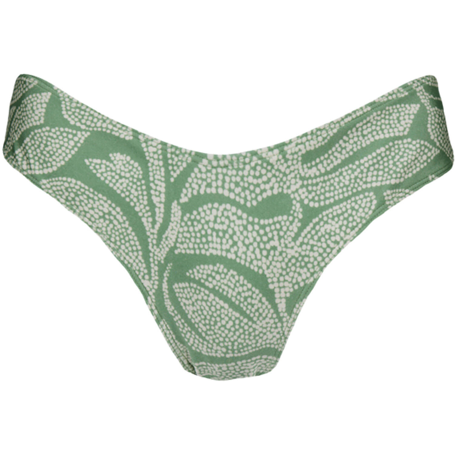 Braguita de bikini mujer Akamu High Cut Briefs verde 1/3