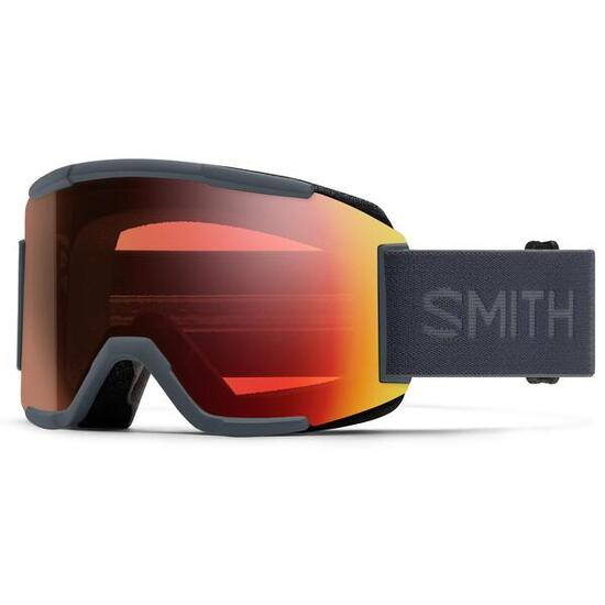 SMITH Masque de ski SQUAD - Slate + ChromaPop Everyday Red Mirror Lens