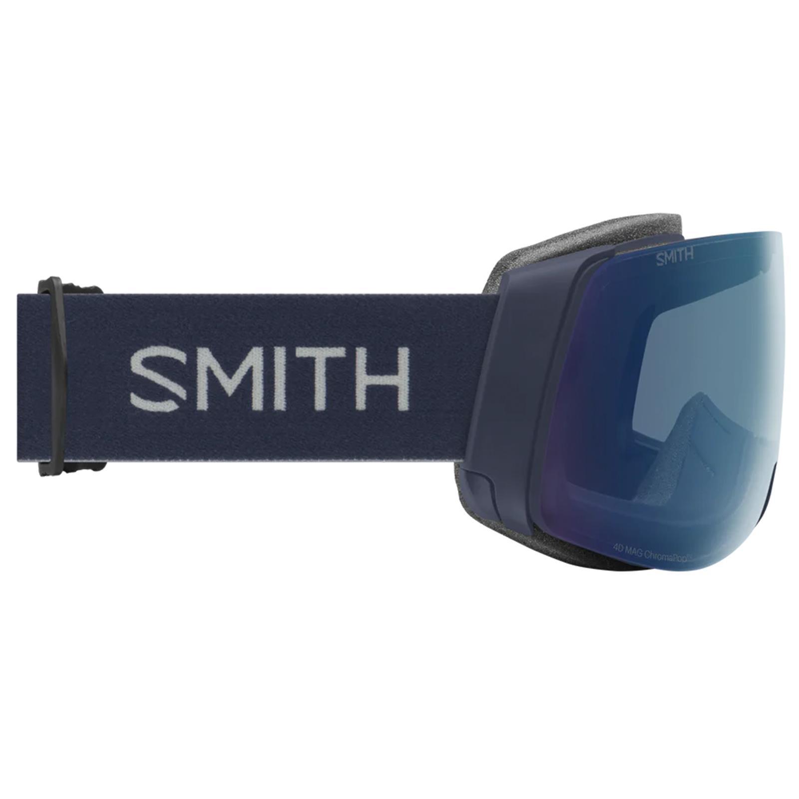 Smith Ski Goggles 4D Mag 3P2 4B Royal Navy ChromaPop Everyday Blue