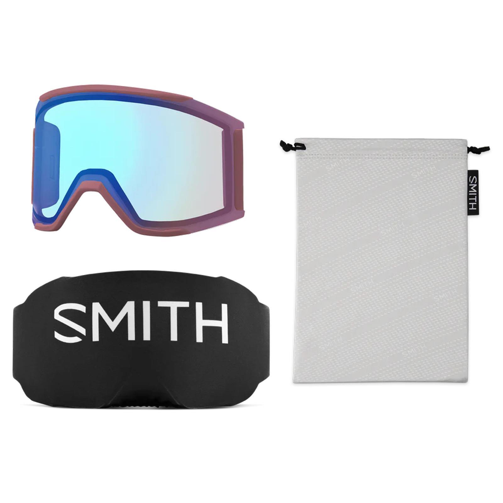 Smith White Squad MAG Unisex Ski Goggles — ChromaPop Everyday Rose