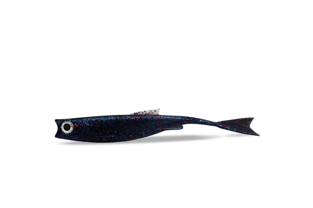 FISHINGGHOST Softbaits - FISHINGGHOST – Renky Shad VTL (Electric Black, 20 cm)