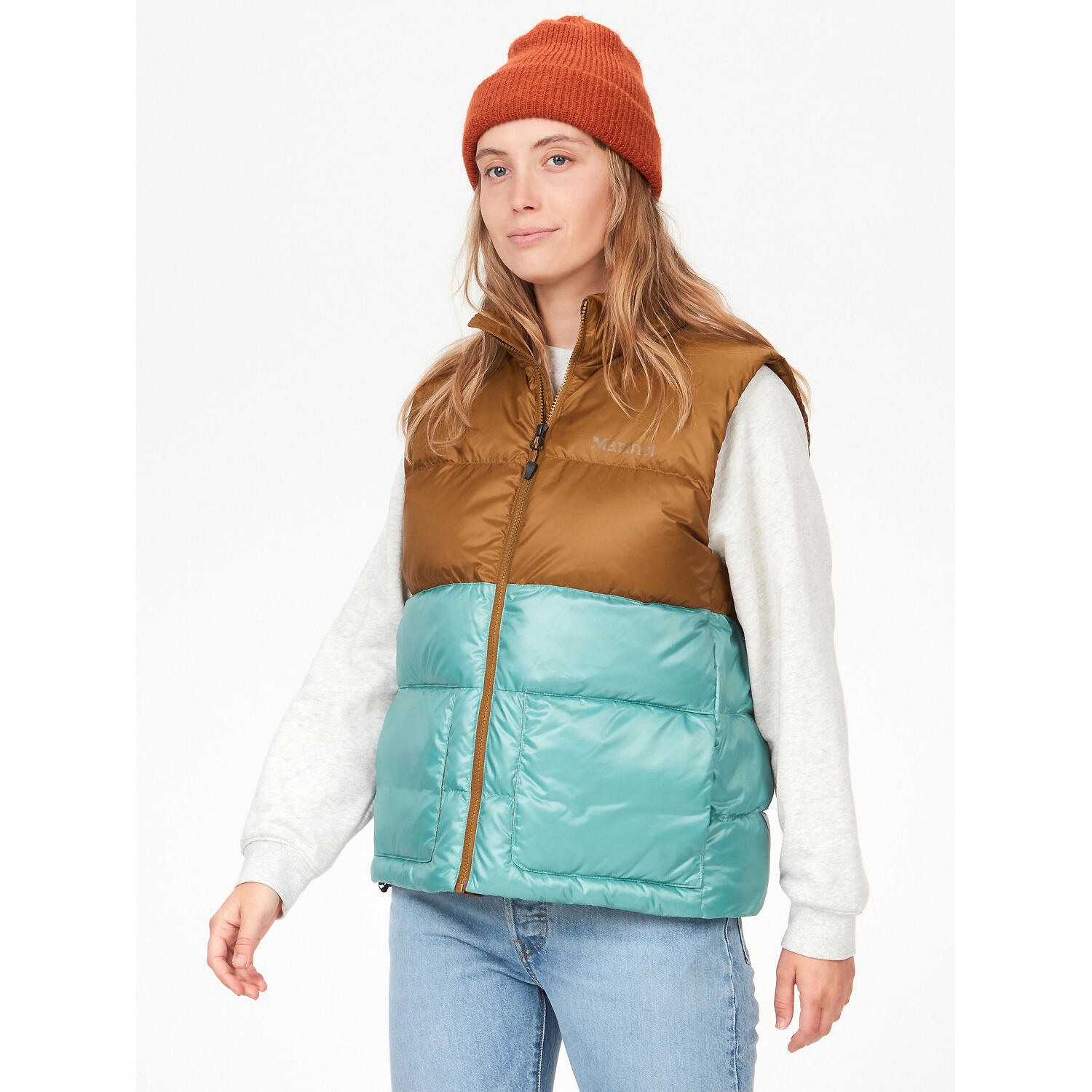 Damen Westen W GUIDES DOWN VEST 3/4