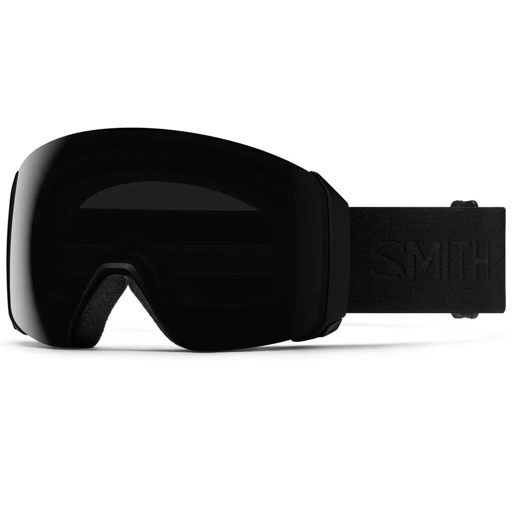 Smith Ski Goggles 4D Mag XL 0JZ 4Y Blackout ChromaPop Sun Black & Blue Mirror
