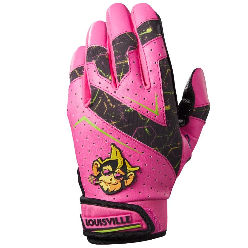 Louisville Slugger - Louisville Wb57616 Monkey Party Animals Btg Youth S Pink - Gants Football Américain - 38 S - Decathlon