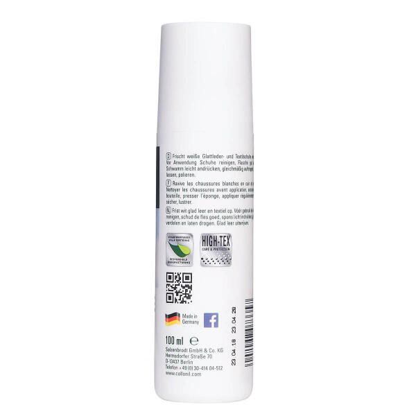 Solutie albire pantofi sport Collonil Sneaker White, 100 ml