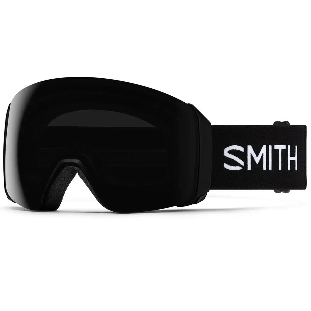 Smith Ski Goggles 4D Mag XL 0JX4Y Black ChromaPop Sun Black & Blue Sensor Mirror