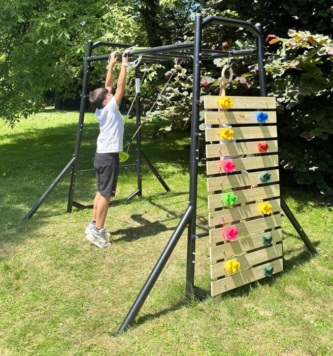 Aire de jeux extérieure Monkey Bar avec siège 7/7