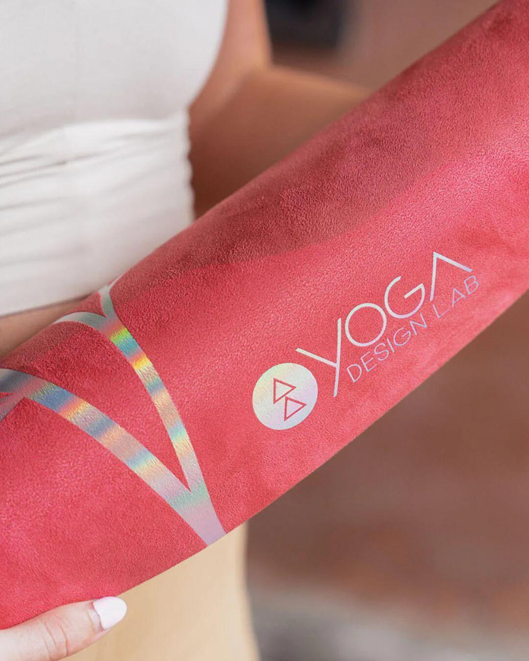 Esterilla de yoga de viaje de goma Yoga Design Lab Combo de 1,5 mm - Iris 3/5
