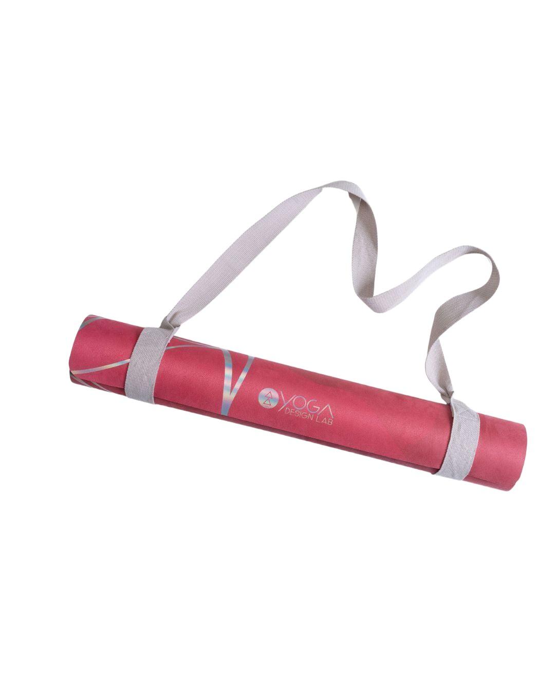 Esterilla de yoga de viaje de goma Yoga Design Lab Combo de 1,5 mm - Iris 5/5