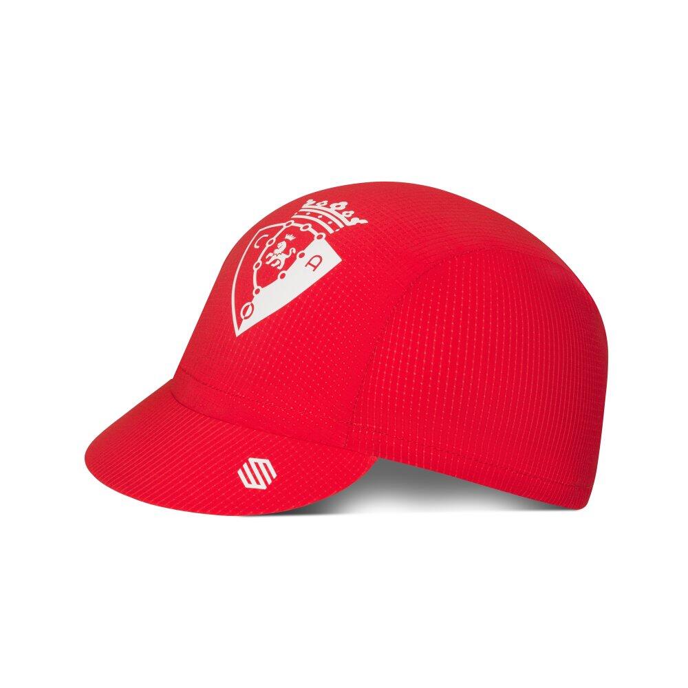 Men & Women club atlético osasuna x siroko cycling cap OS RC Valiente Red Red