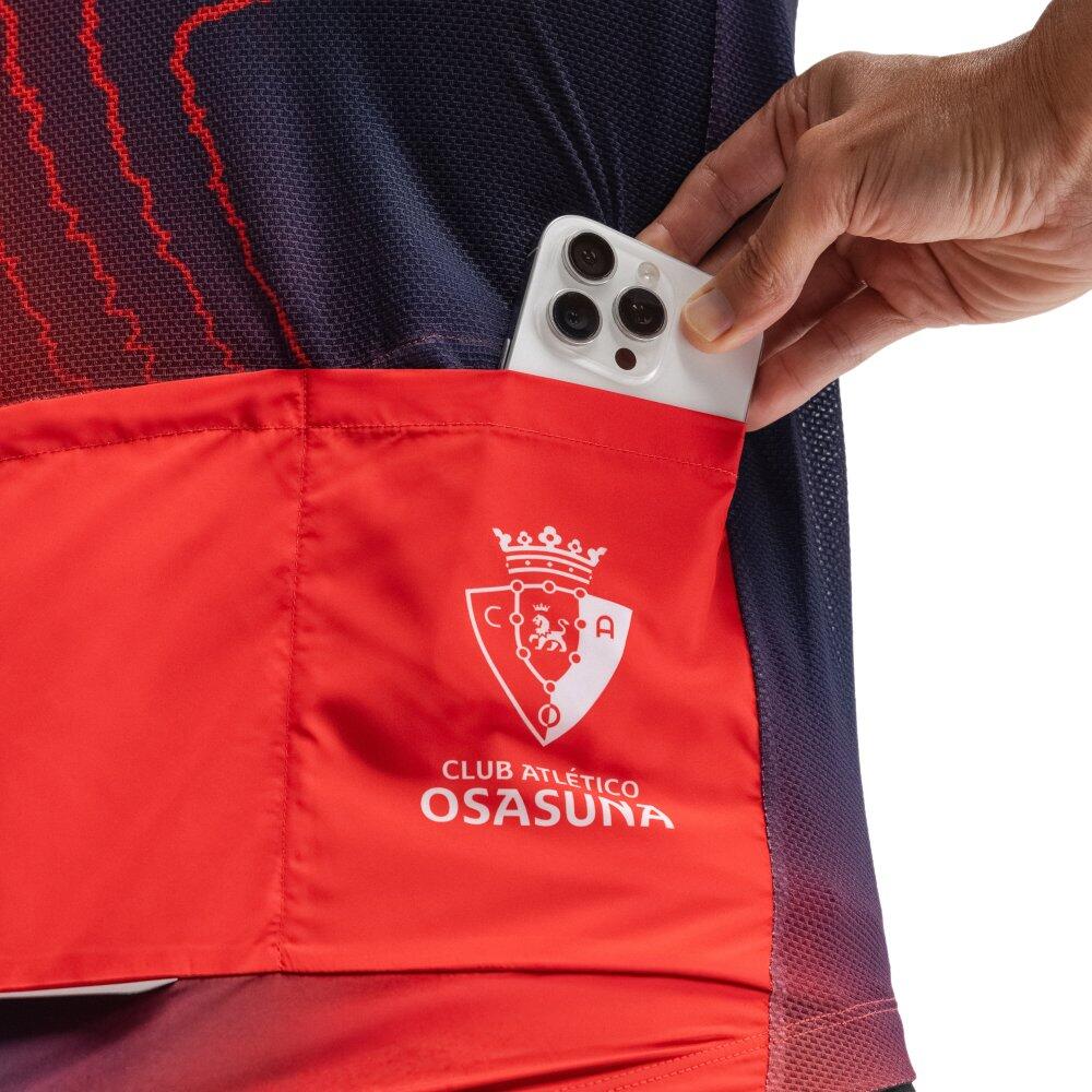 Gilet vélo coupe-vent homme Club Atlético Osasuna x Siroko OS V1 Valiente Red 5/6