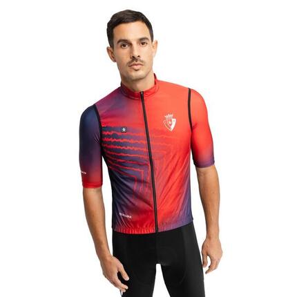 Gilet vélo coupe-vent homme Club Atlético Osasuna x Siroko OS V1 Valiente Red