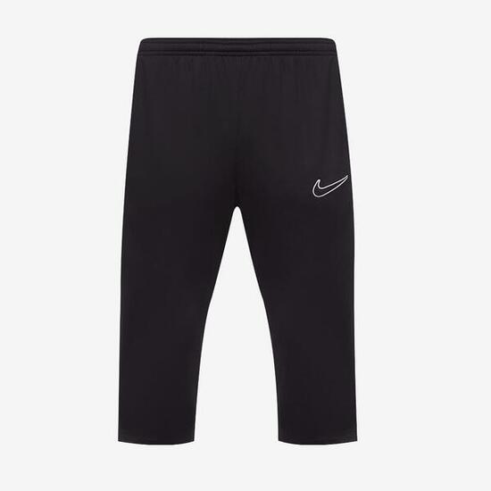 Pantalon d'entraînement 3/4 Nike enfant Noir/Blanc XL.