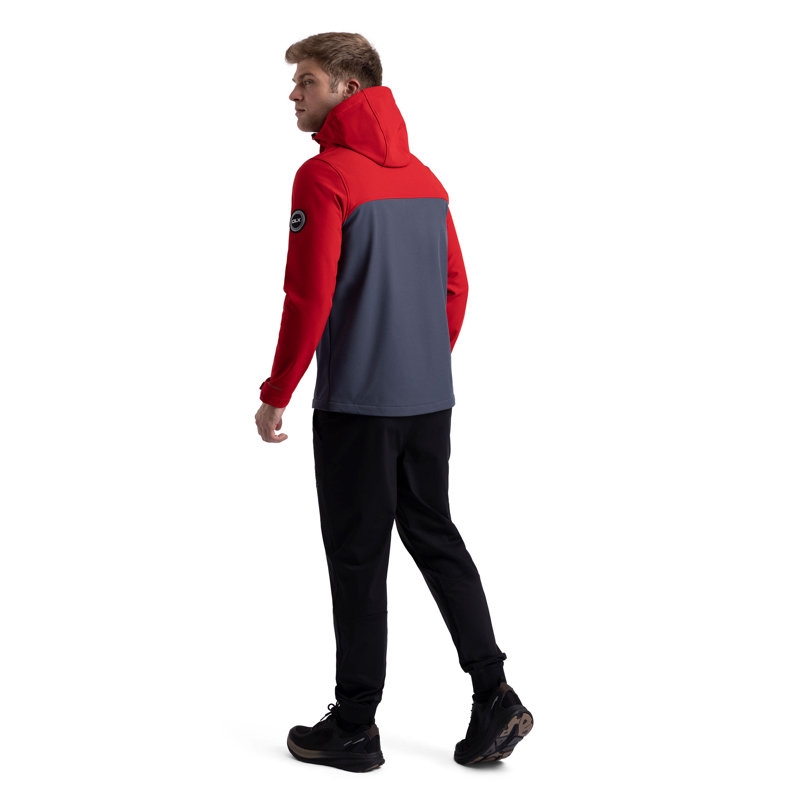 Dlx Moyler - Herren Dlx Softshell Jkt Rot 5/5