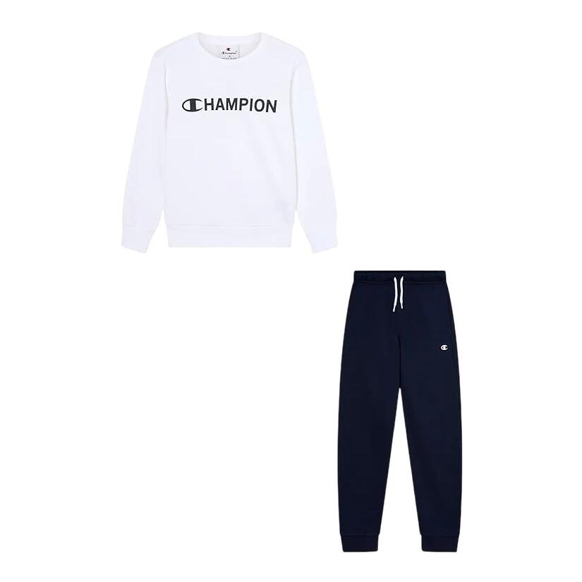 Champion - Survêtement Complet Champion Modèle 307263-ww001 Pour Unisexe Enfants - Survêtement - Blanc|bleu - 52 2xl - Decathlon