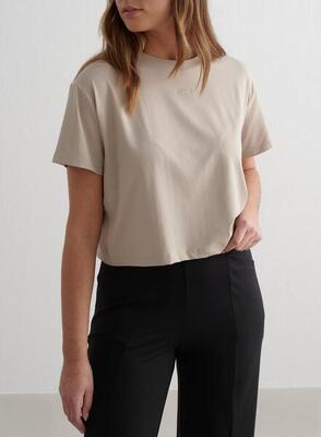 Damen T-Shirt Lockere Passform Feuchtigkeitsableitend Schwarz