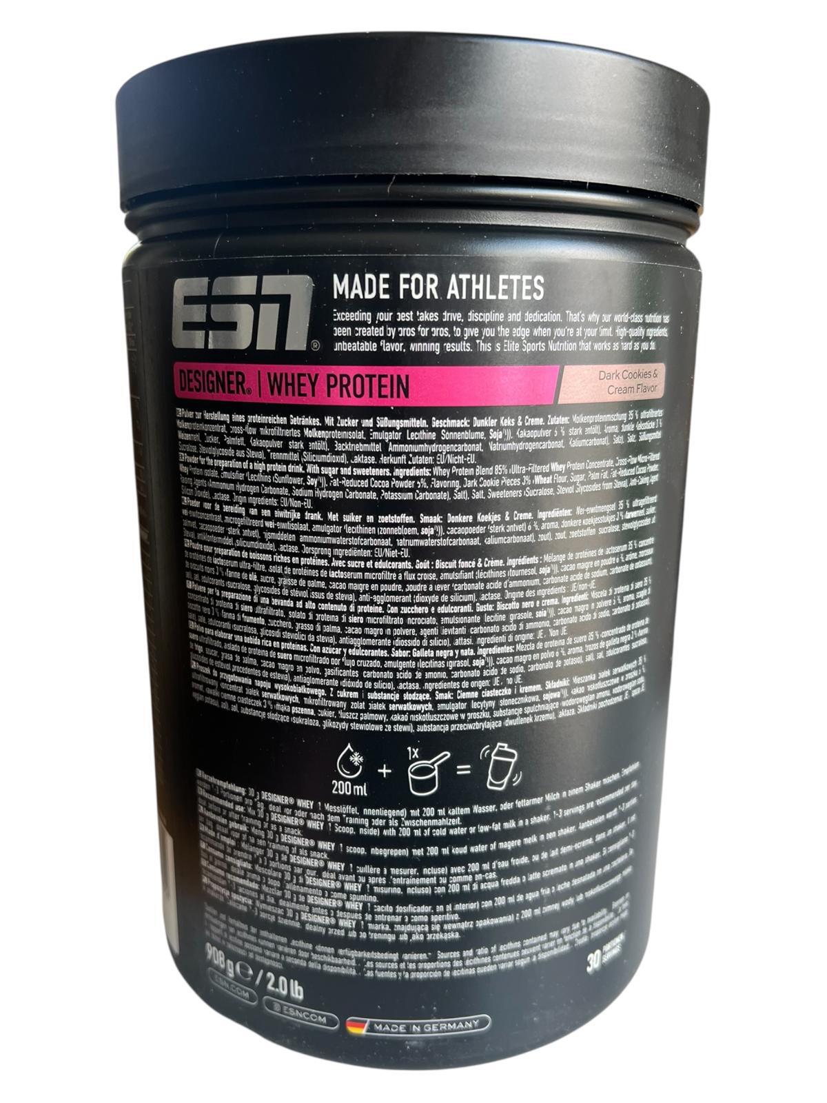 ESN Designer Whey 908g Dose 2/3