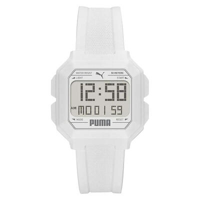 Orologio sportivo da uomo Puma Remix P5054 al quarzo bianco