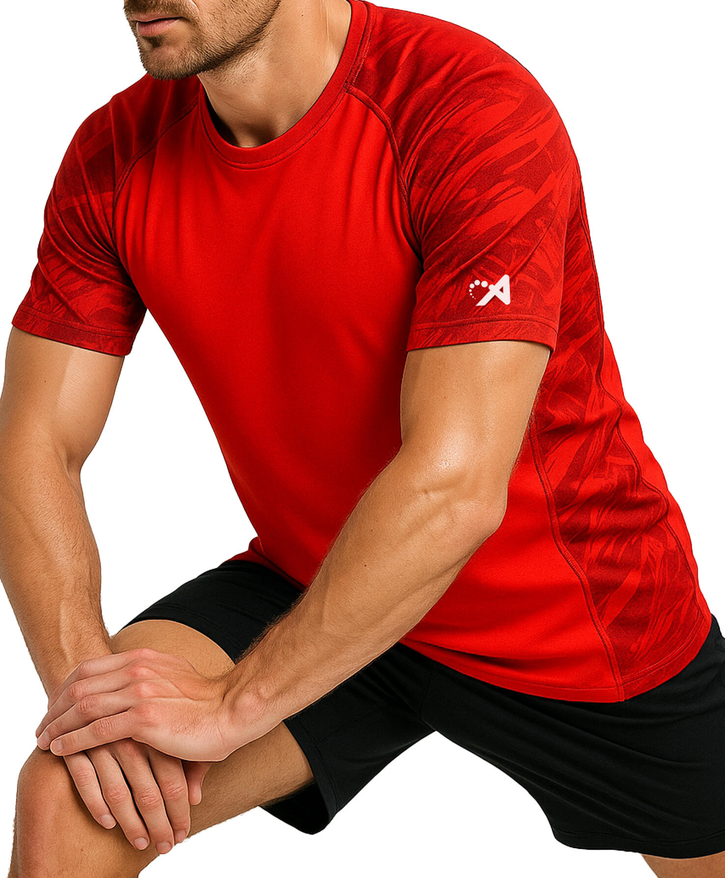 T-shirt de corrida de manga curta para homem ASIOKA VALENCIA. Efeito Coolmax. 4/7