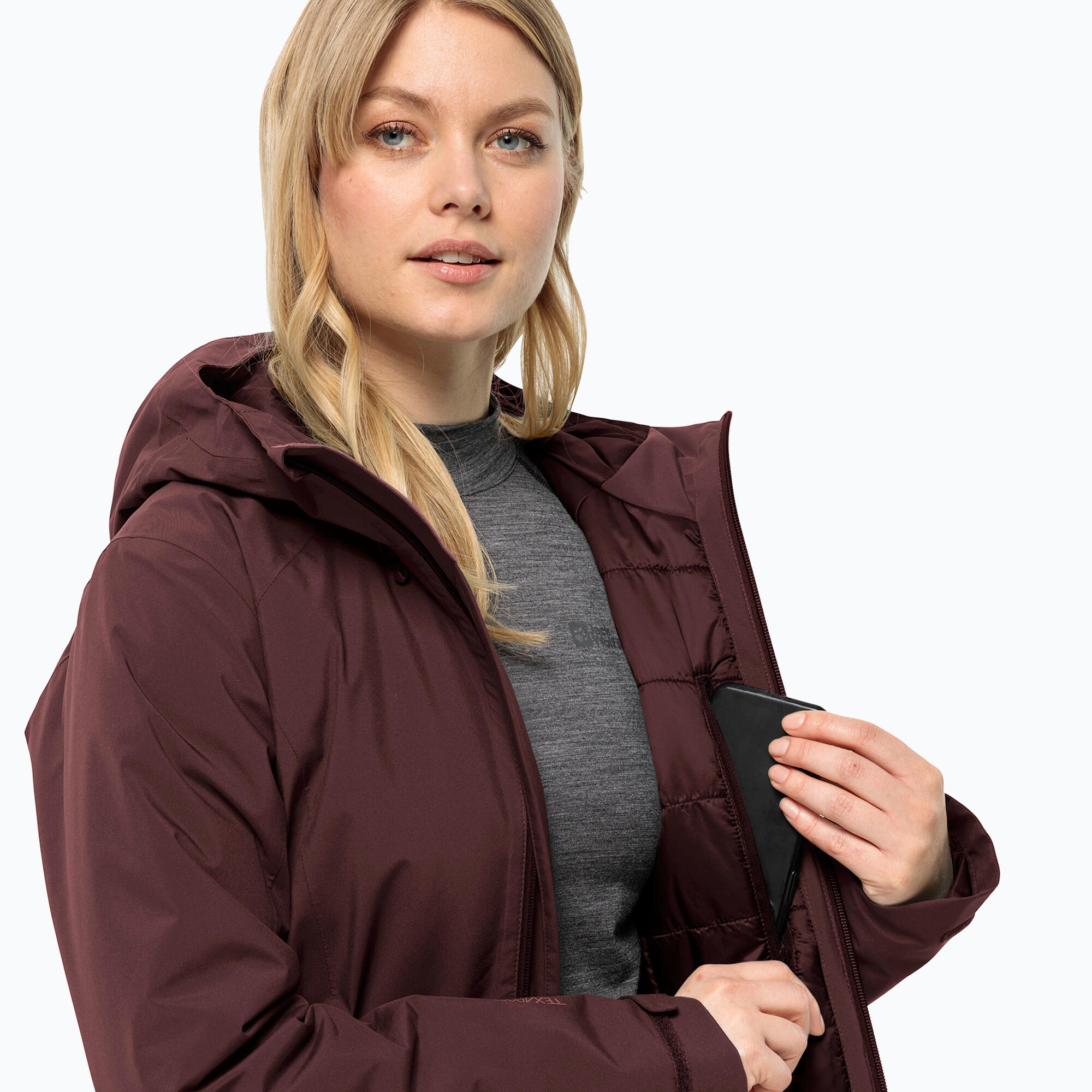 Casaco de inverno feminino Jack Wolfskin Heidelstein Ins 5/5