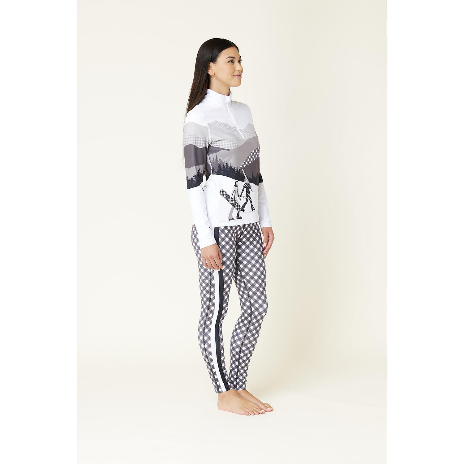 Damen Longsleeve W HARMONY BASELAYER TOP 3/5