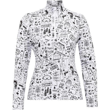 Damen Langarmshirt W GRAFFITI BASELAYER TOP