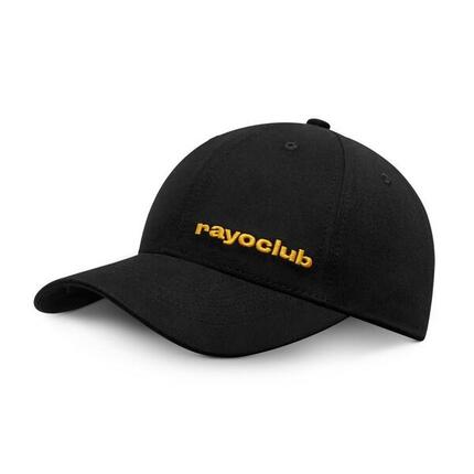 Casquette en coton Rayo Club Lifestyle Homme et Femme RC Flash Black Vintage Noi