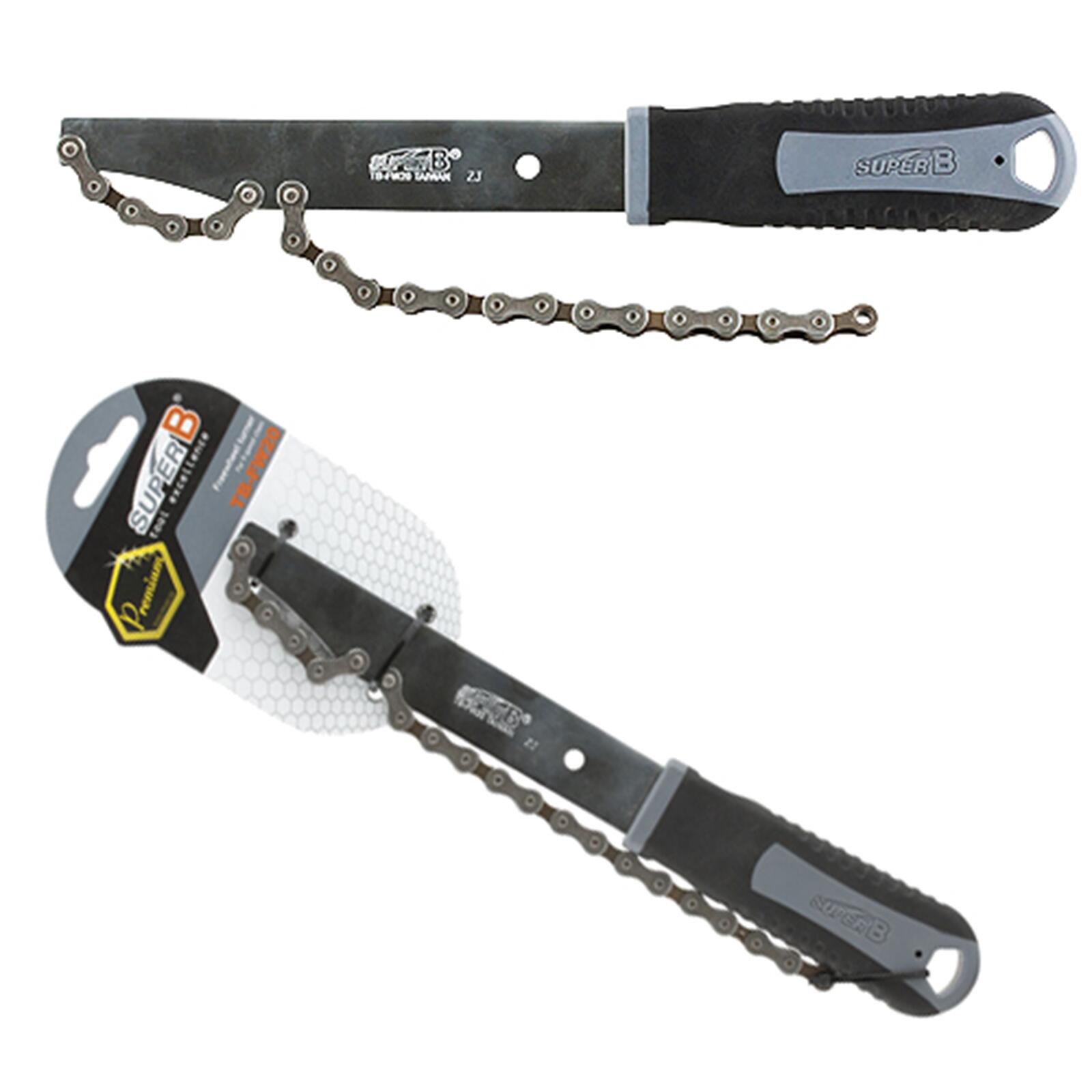 Cheie pentru pinioane Super B TB-FW20 — 5–11 viteze, mâner anti-alunecare.