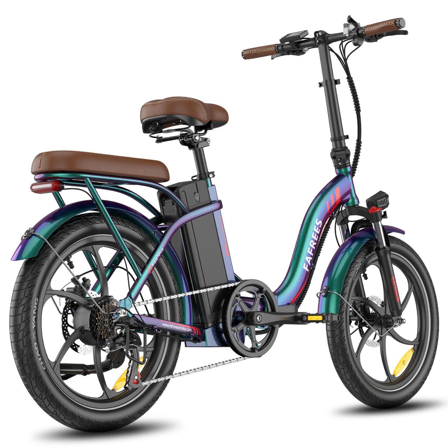 Bicicleta eléctrica plegable Fafrees F20+ Pro, 250 W, batería de 36 V y 25 Ah 2/7