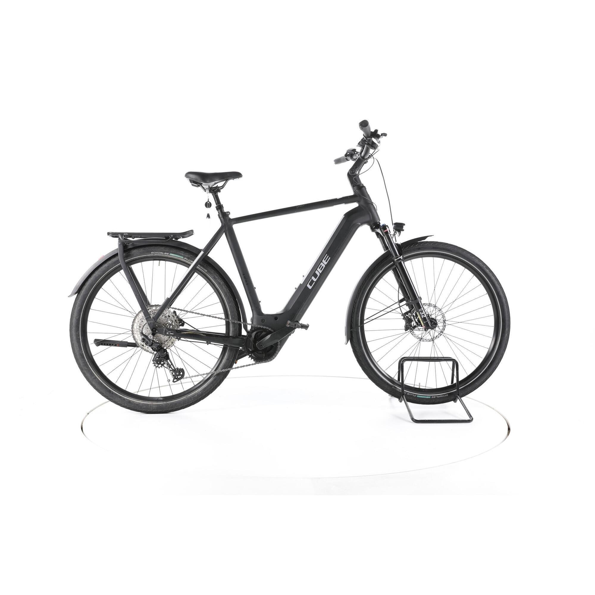 Cube - Reconditionné - Cube Kathmandu Hybrid Exc Trekking Vélo Électrique - Très Bon - Vélo Tout Chemin - Noir - 62 - Decathlon