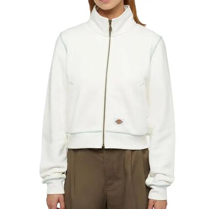 Dickies Arlee Dames Wit Zip-Up Sweatshirt