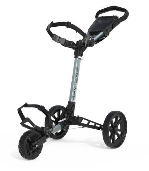 Sun Mountain Ridgeline 3 Push Cart Carrello da golf manuale Blu navy