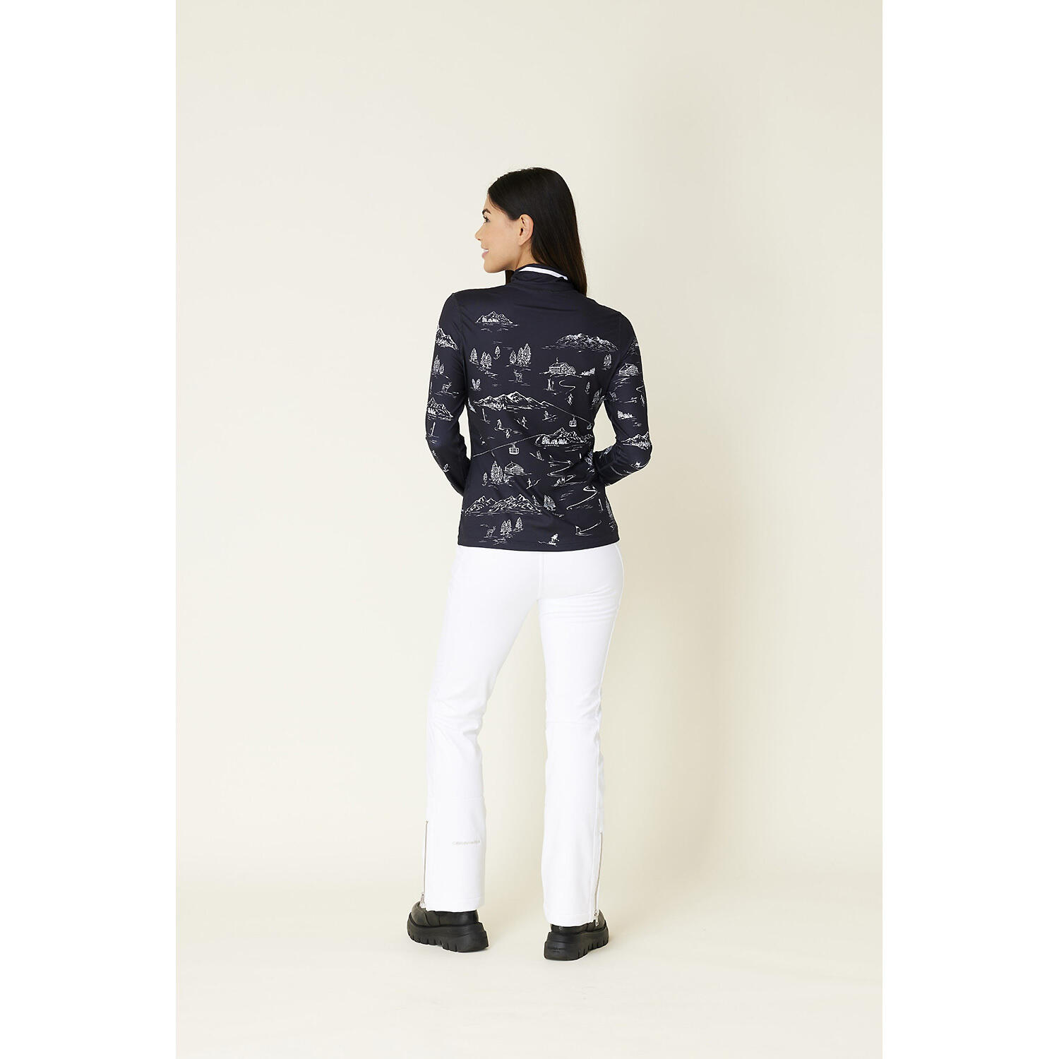 Damen Rollkragen m. RV W DRIFTER BASELAYER TOP 4/4