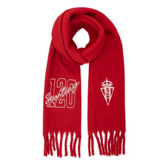 Écharpe à franges 120ᵉ anniversaire Real Sporting de Gijón Homme et Femme S