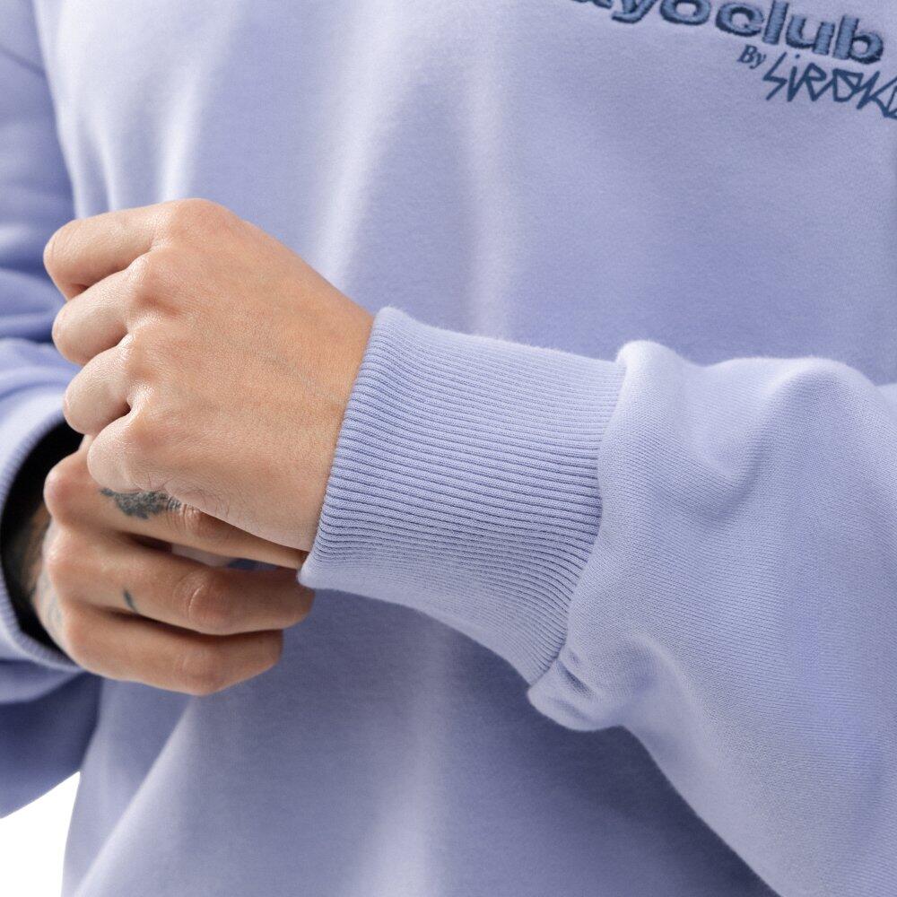 Sweat en coton col rond homme Rayo Club Lifestyle RC Ready Light Purple Pourpre 5/7