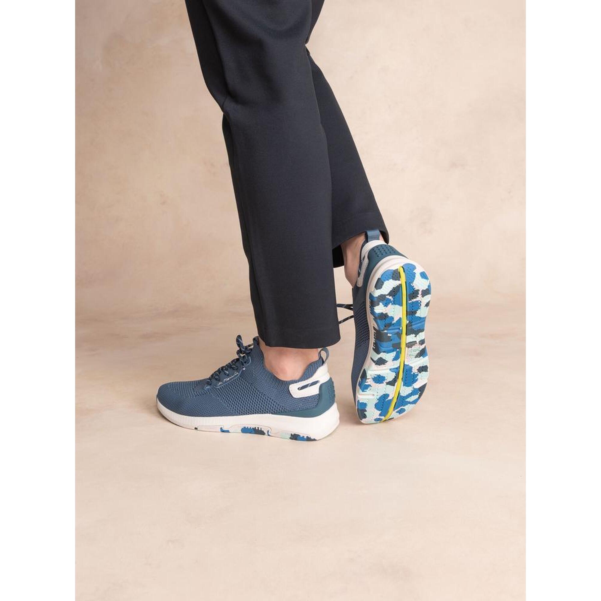 Tbs - Chaussures De Running Femme Jellina Baltic Camo 1973 - Chaussures De Sport - Bleu|gris - Decathlon