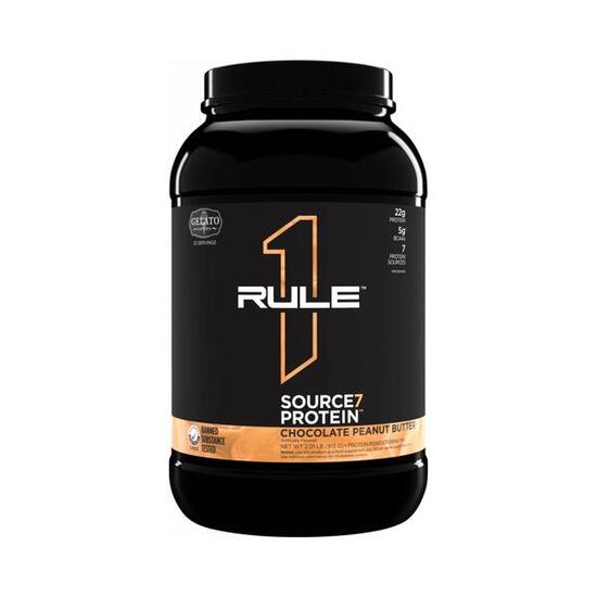 Rule1 R1 Source7 Gelato Protein (2lbs) Chocolate Peanut Butter - Protéines