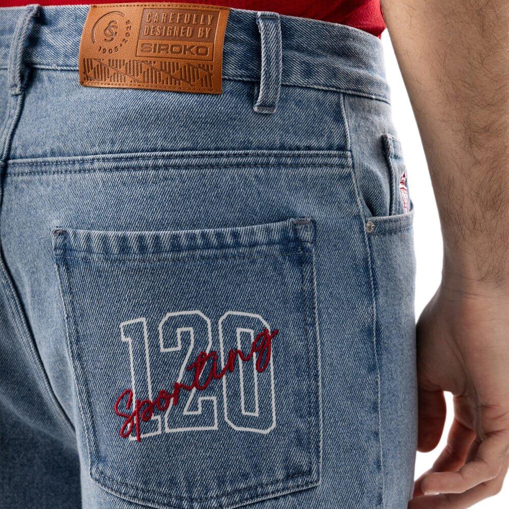Jean homme 120ᵉ anniversaire Real Sporting de Gijón SC120 Heritage Denim Bleu 5/7