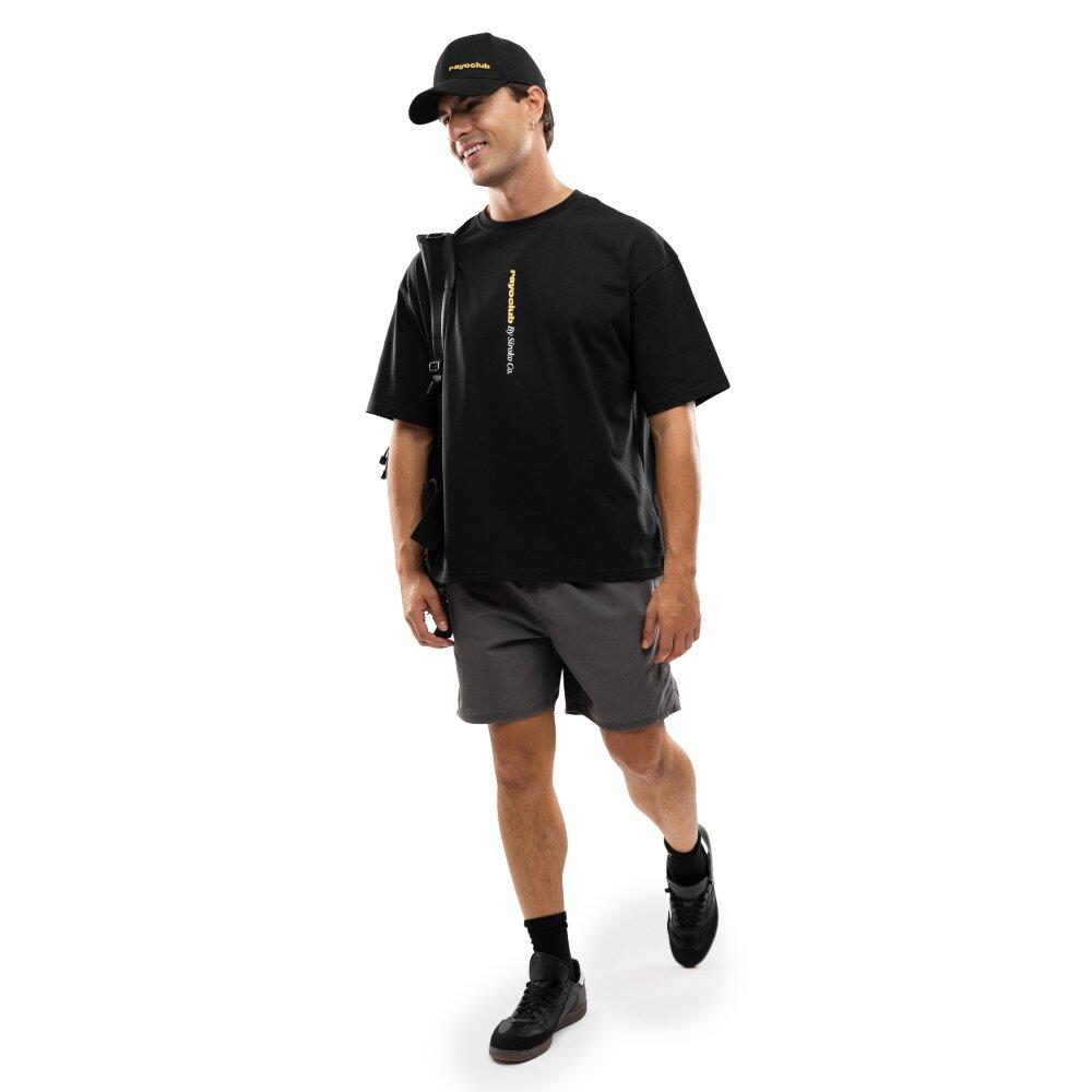T-shirt oversize en coton homme Rayo Club Lifestyle RC Tactic Graphic Black Noir 3/7