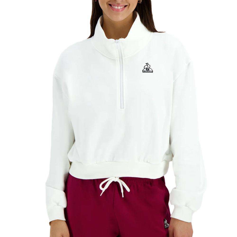 Women's Le Coq Sportif Heritage White Sweatshirt