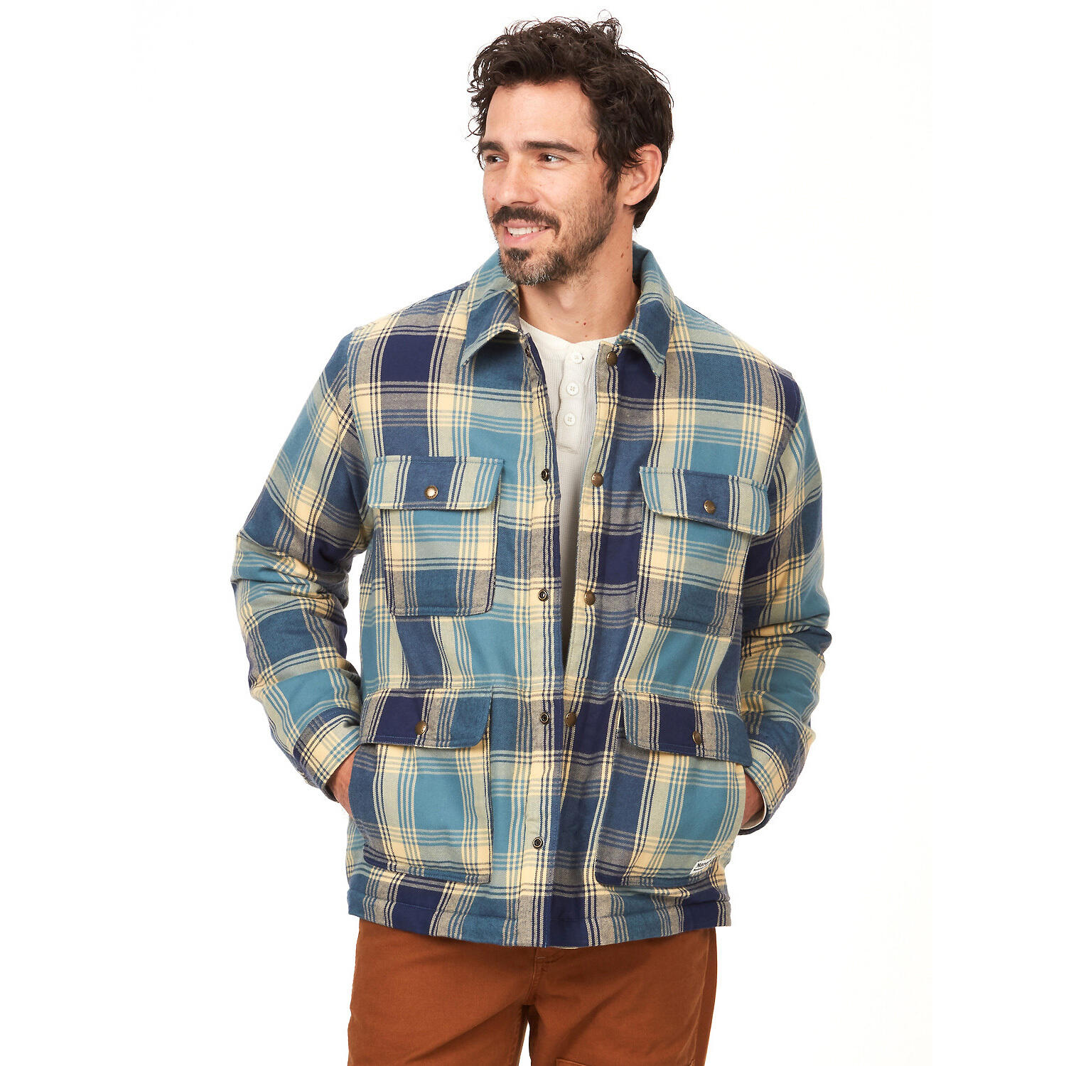Herren Hemd M RIDGEFIELD SHERPA FLANNEL SHIRT JACKET 3/5