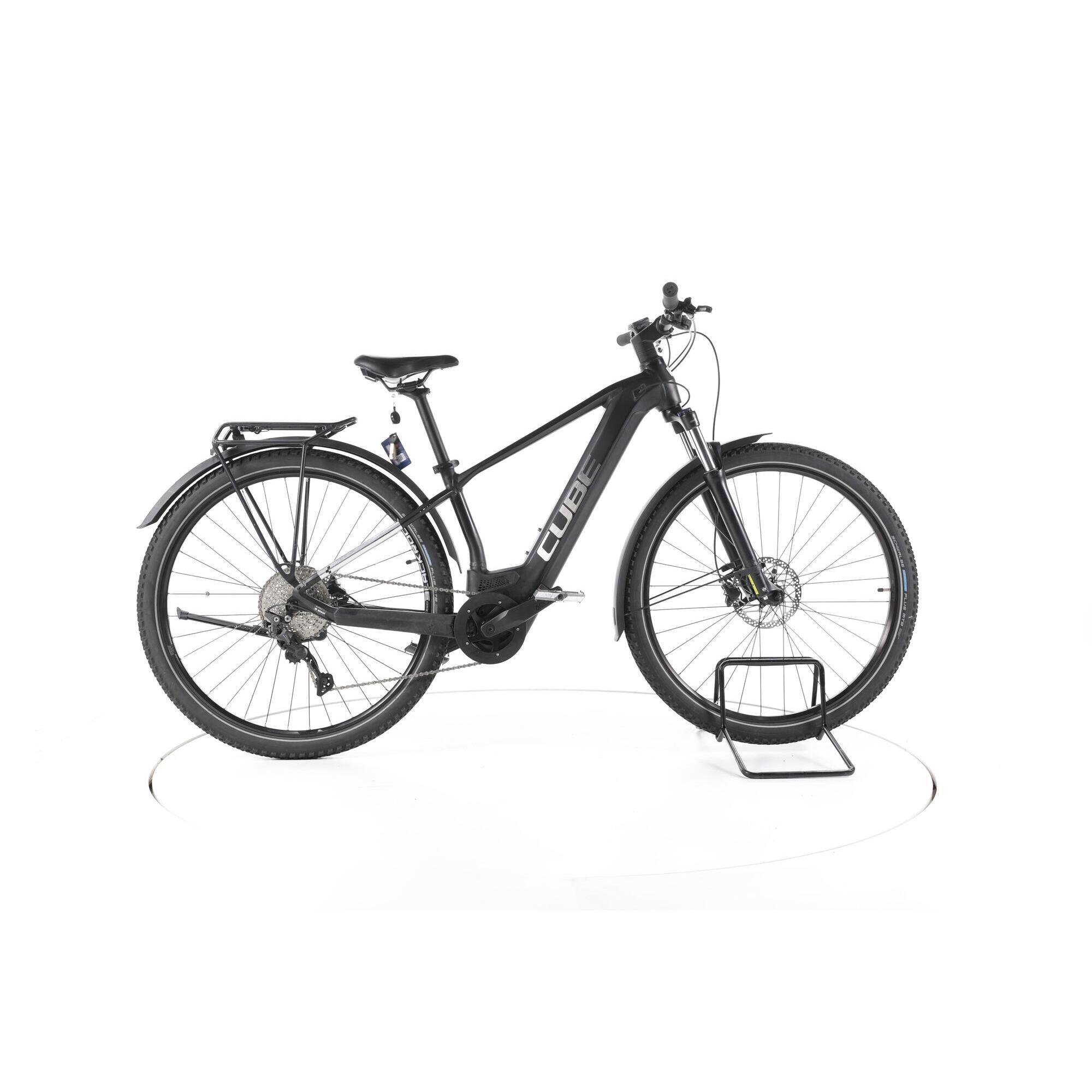 Cube - Reconditionné - Cube Reaction Hybrid One Trekking Vélo Électrique - Très Bon - Vélo Tout Chemin - Noir - Moyen - Decathlon
