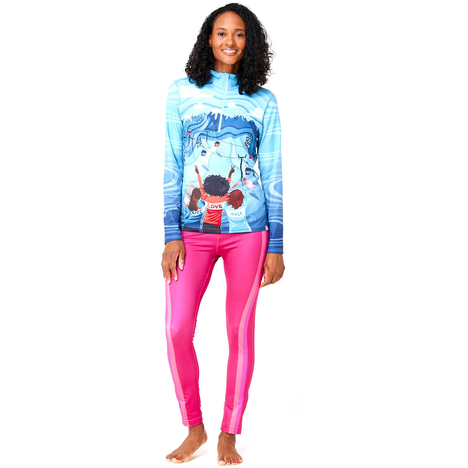Damen Longsleeve W ST. ANTBASELAYER TOP 3/4