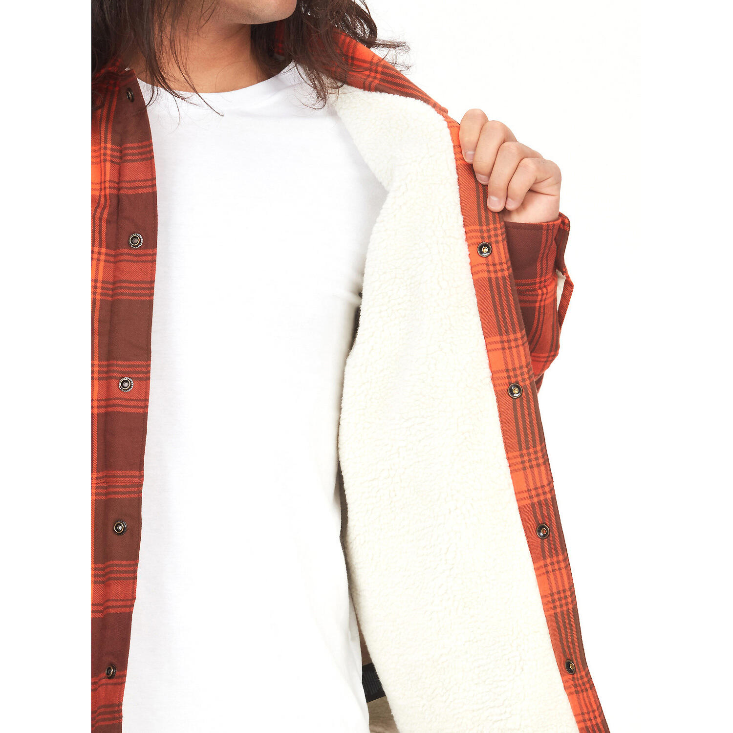 Herren Hemd M RIDGEFIELD SHERPA FLANNEL SHIRT JACKET 5/5