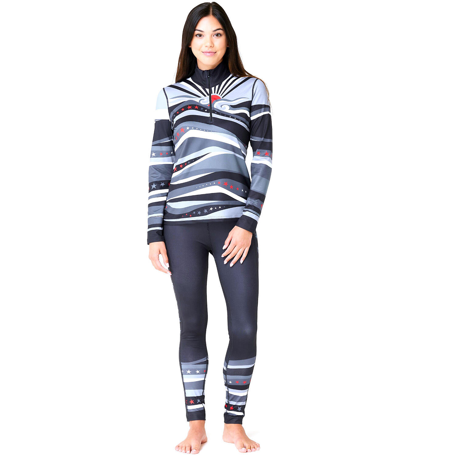 Damen Langarmshirt W DREAM ON BASELAYER TOP 3/6