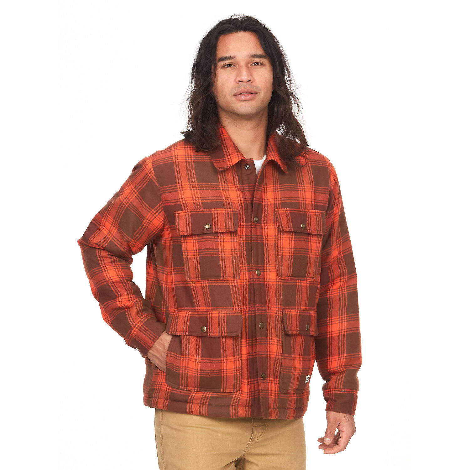 Herren Hemd M RIDGEFIELD SHERPA FLANNEL SHIRT JACKET 3/5