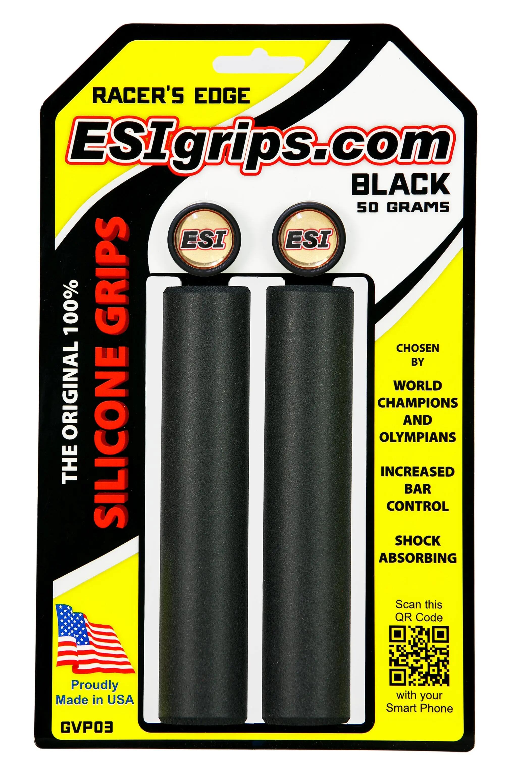 Paire de Grips Esi Racer's Bleu Eau 2/2