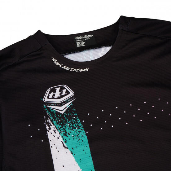Jersey Enfant TROY LEE Sprint  Full Pull Black 3/7