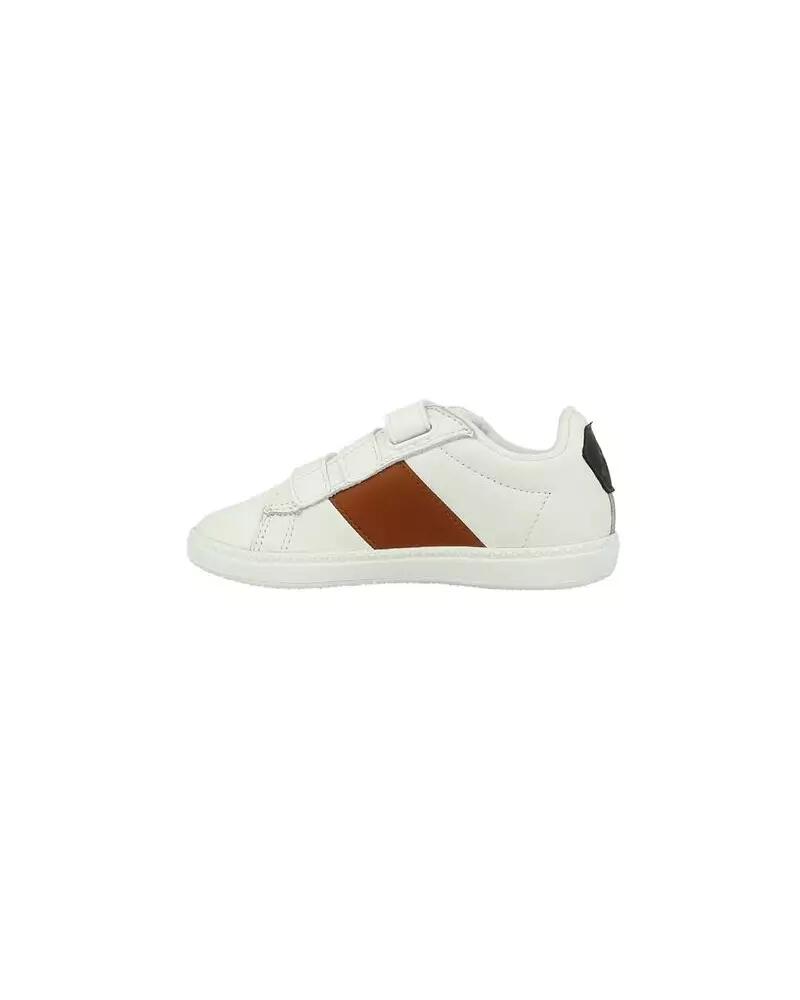 Baskets Le Coq Sportif COURTCLASSIC PS BLACK JEA Blanc 3/6