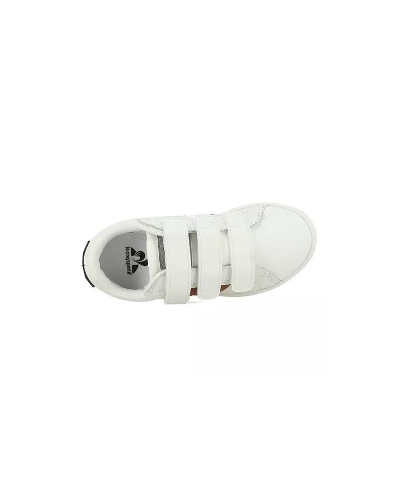 Baskets Le Coq Sportif COURTCLASSIC PS BLACK JEA Blanc 5/6